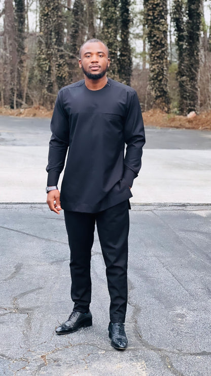 Classy Black Senator 2pc