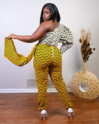 African Print Ankara Jumpsuit